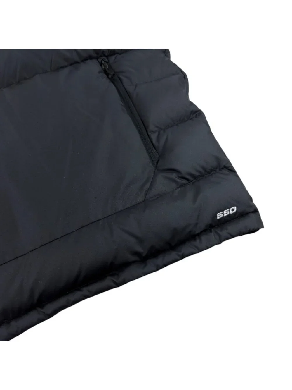 The North Face 550 Down Puffer Vest Jacket Mens Size XL TNF Black